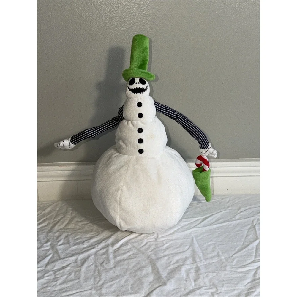 Walgreens Exclusive Animated‎ Jack Skellington Snowman Disney Nightmare Before